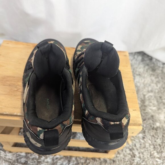 New Balance Playgruv V1 Bungee Running Shoe Black/Team Forest Green/Bison Size 2 - Picture 12 of 13